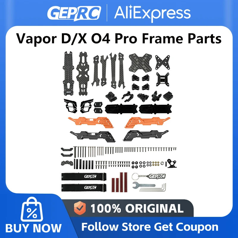 Phụ tùng khung GEPRC GEP-Vapor-D O4 Vapor X cho VaporSeries, phụ kiện thay thế cho RC FPV DIY