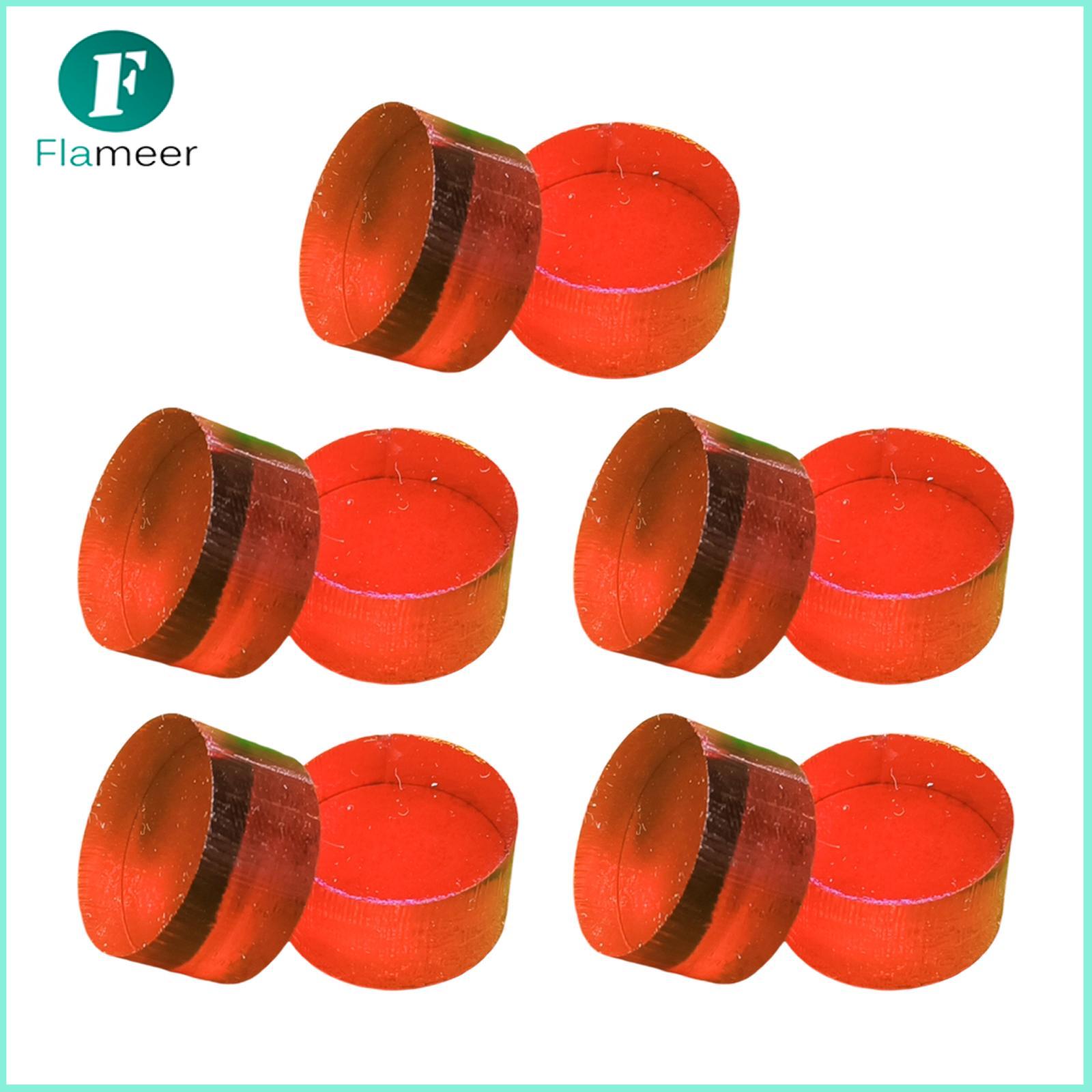 Flameer 10x Clear Break Jump Tip Replacement Lightweight Strong Hardness Billiard Pool Cue Tip for Game Pool Snooker Sports Billiard ราคา 3,699 บาท*ส่งฟรี
