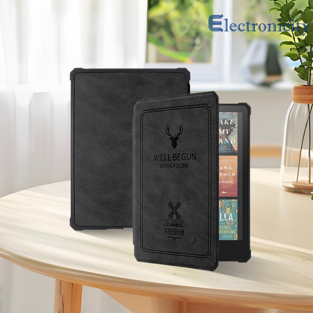 Thông Minh Bìa ngủ tự động Wake Ebook Trường Hợp Chống Sốc Cho Kindle Paperwhite 12th Gen 2024 Phát Hành 7 Trong