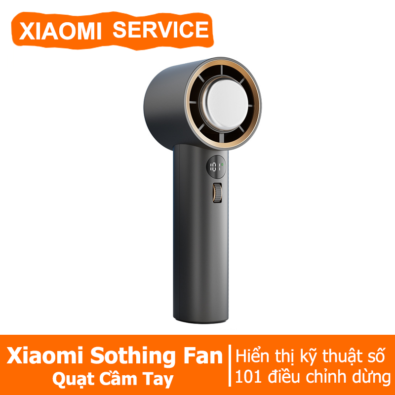 Xiaomi Sothing Quạt Nhỏ Cầm Tay Tốc Độ Cao Quạt Điện Không Ồn Ngoài Trời Siêu Mạnh quạt sạc quạt điện di động