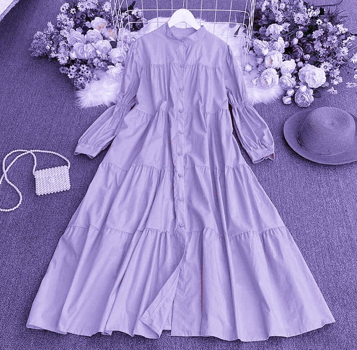 Trending Panel Style Long Cotton Frock for Women – Breathable Summer Wear | Casual & Party Use | Premium Quality By Dealistaan