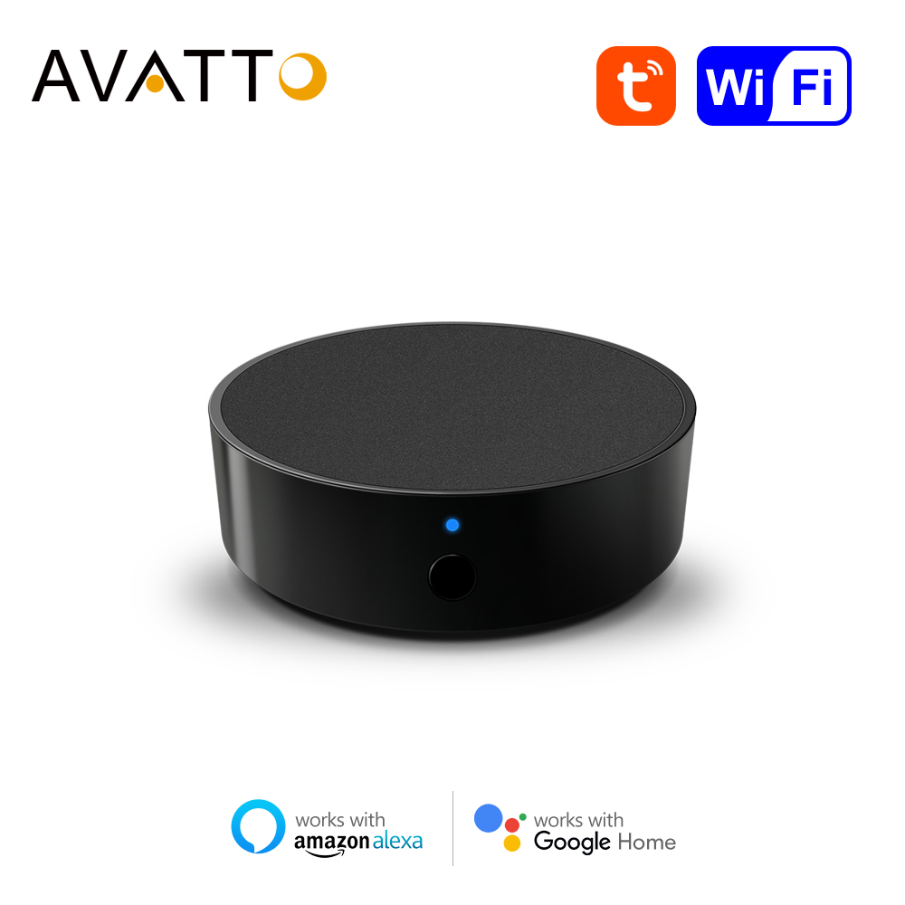 Avatto tuya Wifi IR cho máy điều hòa cuộc sống thông minh ứng dụng phổ điều khiển từ xa hồng ngoại WOR với Alexa, Google nhà