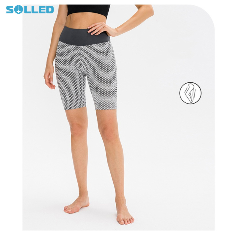 Women Workout Fitness Sports Shorts, Yoga Shorts Breathable Athletic Leggings Running Pants For Yoga Cycling