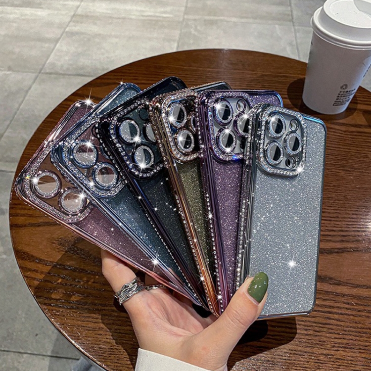 【HZSUNSKY】 Diamond Glitter TPU Phone Case For iPhone 15 Pro Max/iPhone 15 Plus/iPhone 14 Plus/iPhone 14 Pro/iPhone 14 Pro Max/iPhone 13 Pro Max/iPhone 12/iPhone 12 Pro Max/iPhone 12 Pro/iPhone 11 Pro Max/iPhone 11