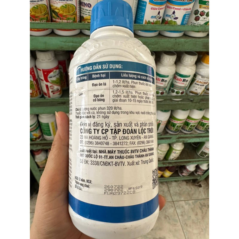 FUAN 40EC chai 480ml diệt sạch đạo ôn- hiệu quả tức thì
