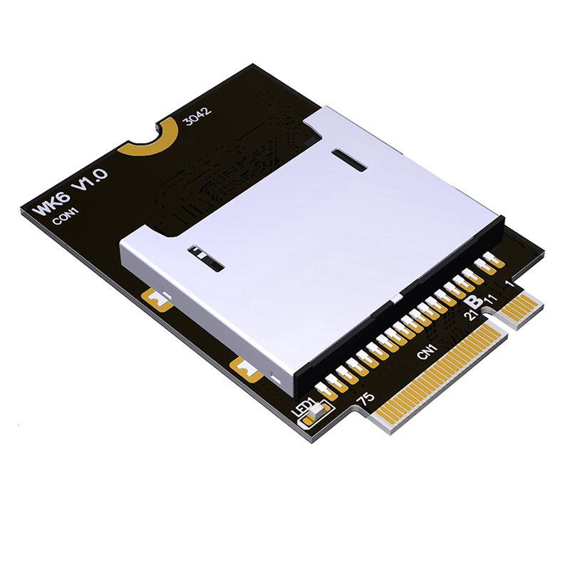 M.2 B Key to SD 4.0 Converter Board Support SD4.0 UHS-II Notebook WWAN 4G Slot to SD Network Card Adapter