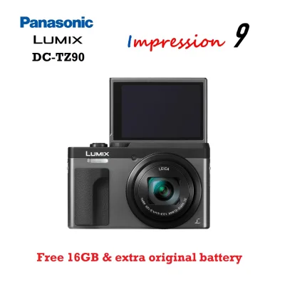 Panasonic Lumix TZ90 Silver (Free 16GB card + extra original battery)