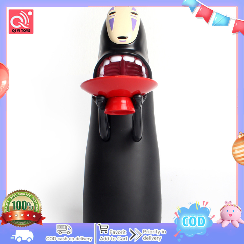 Anime No Face Man Figure Doll Piggy Bank With Music Faceless Man Automatic