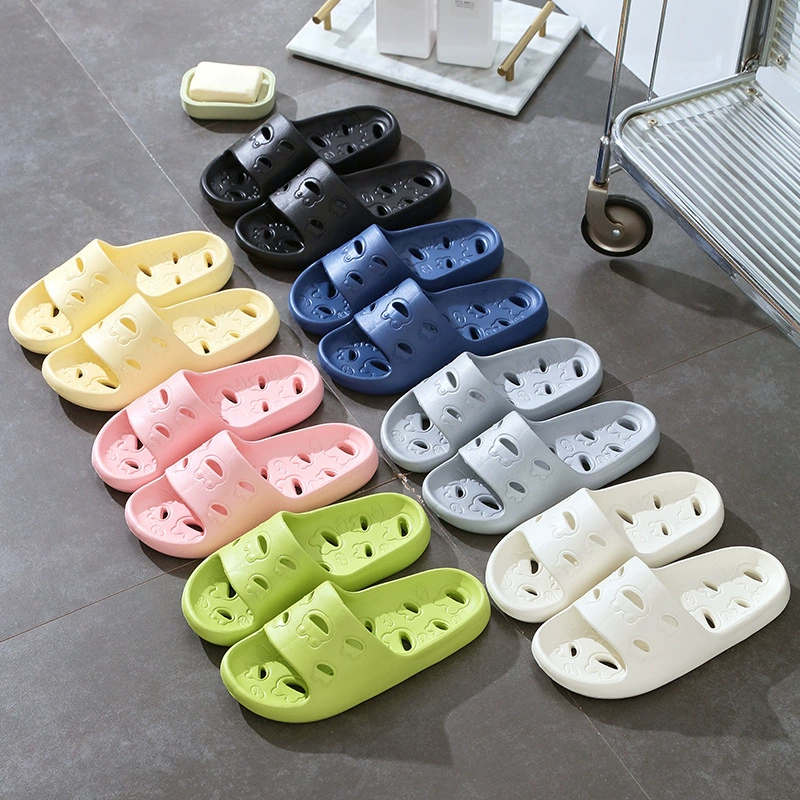  Dép Đi Trong Nhà Nam Nữ Hình Ếch Xanh Nhựa EVA Chống Trơn Trượt Giá Rẻ Lỗ Thoáng Khí Nhanh Khô 