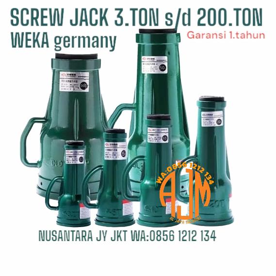 SCREW JACK 16 TON -DONGKRAK BOTOL ULIR WEKA - HARANA SHOP Harga  1,377,000 Ringgit*Penghantaran Percuma