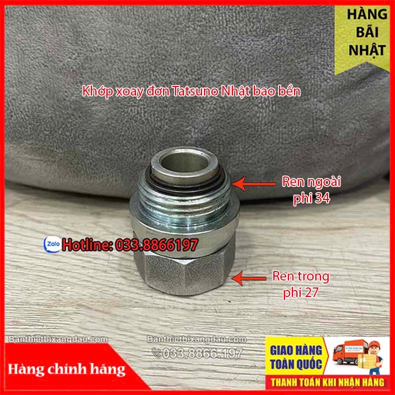 Khớp xoay đơn Tatsuno Nhật bao bền