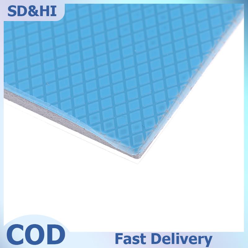 SD&HI 17W MK GPU CPU tản nhiệt làm mát dẫn điện Silicone Pad 100x100mm 0.5 1 1.5 2 2.5 3mm Độ dày nhiệt Pad cách nhiệt Giá 66,858 Đồng*Miễn phí vận chuyển
