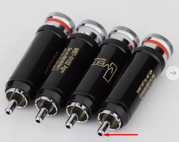 01 jack rca wbt - đường kính 9mm cao cấp