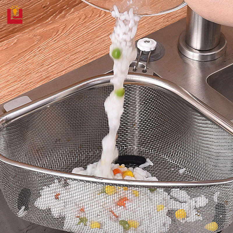 YONUO Sink, drain basket, stainless steel, kitchen leftovers, garbage strainer, dishwasher, sink, storage shelves ราคา 49 บาท*ส่งฟรี
