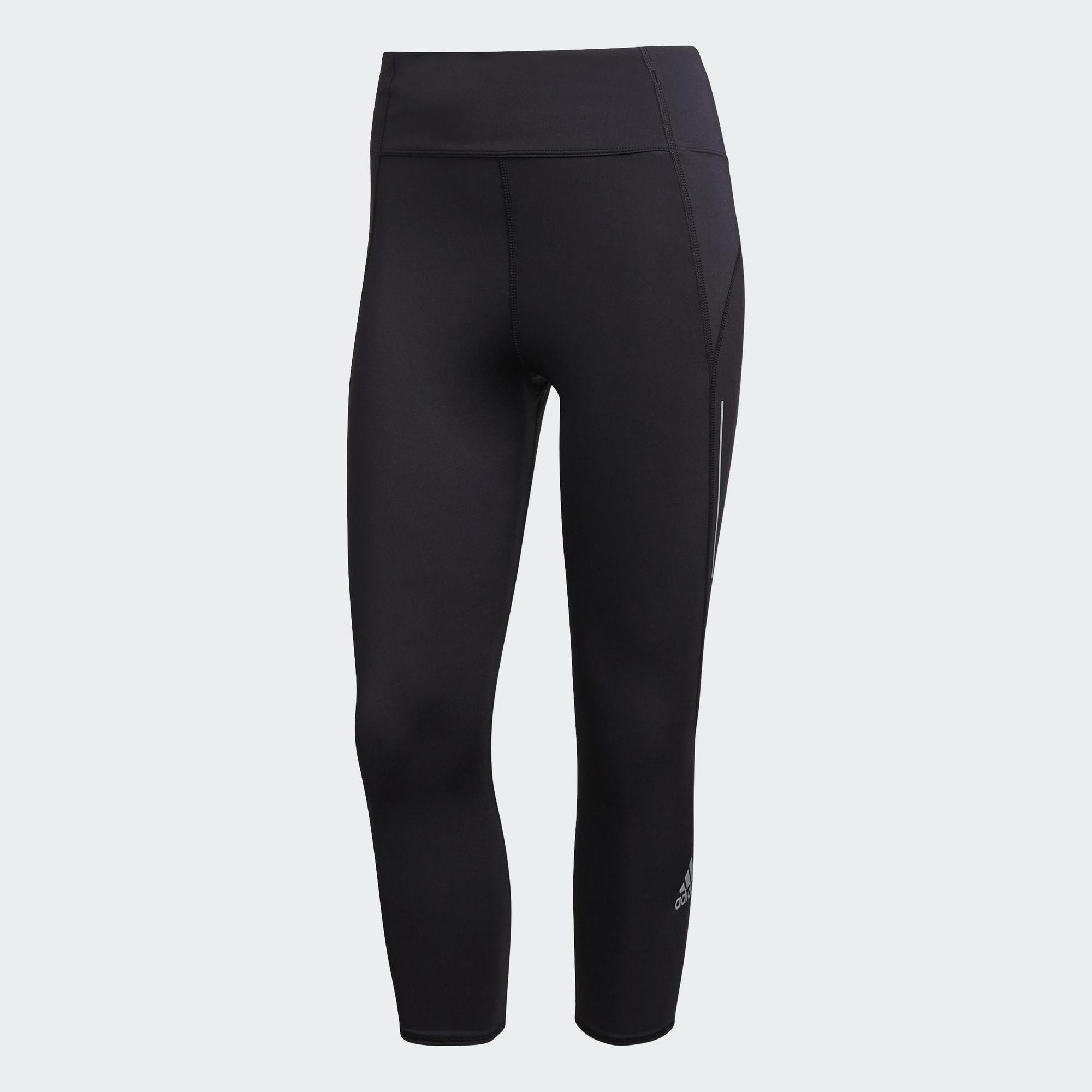 adidas Chạy Quần Legging Chạy Bộ 3/4 Own the Run Nữ Đen H13250