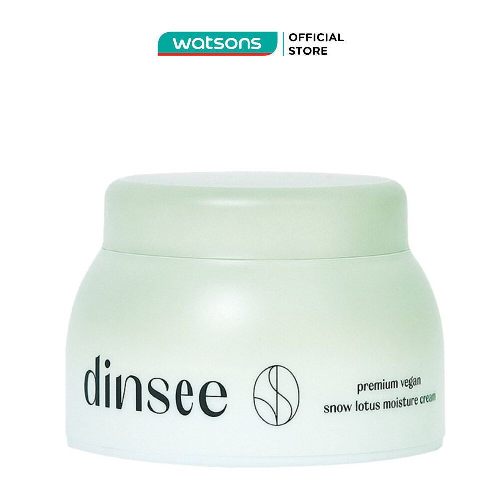 Kem Dưỡng Ẩm Dinsee Premium Vegan Snow Lotus Moisture Cream 50ml