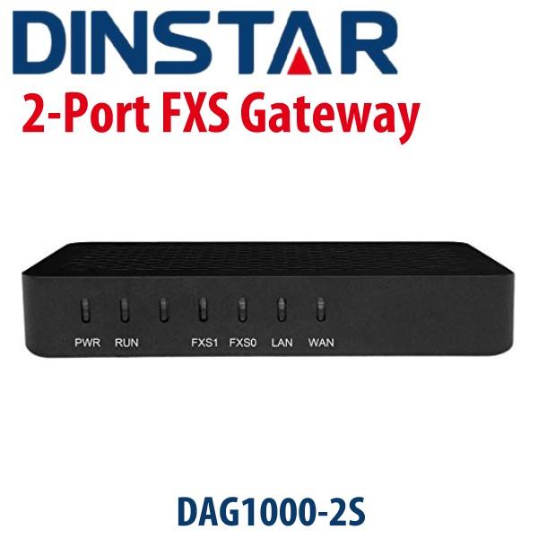 PROMO DINSTAR DAG1000-2S - 2 FXS ANALOG TELEPHONE ADAPTER - majuterus02 Harga 1,589,000 rupiah*Gratis Ongkir