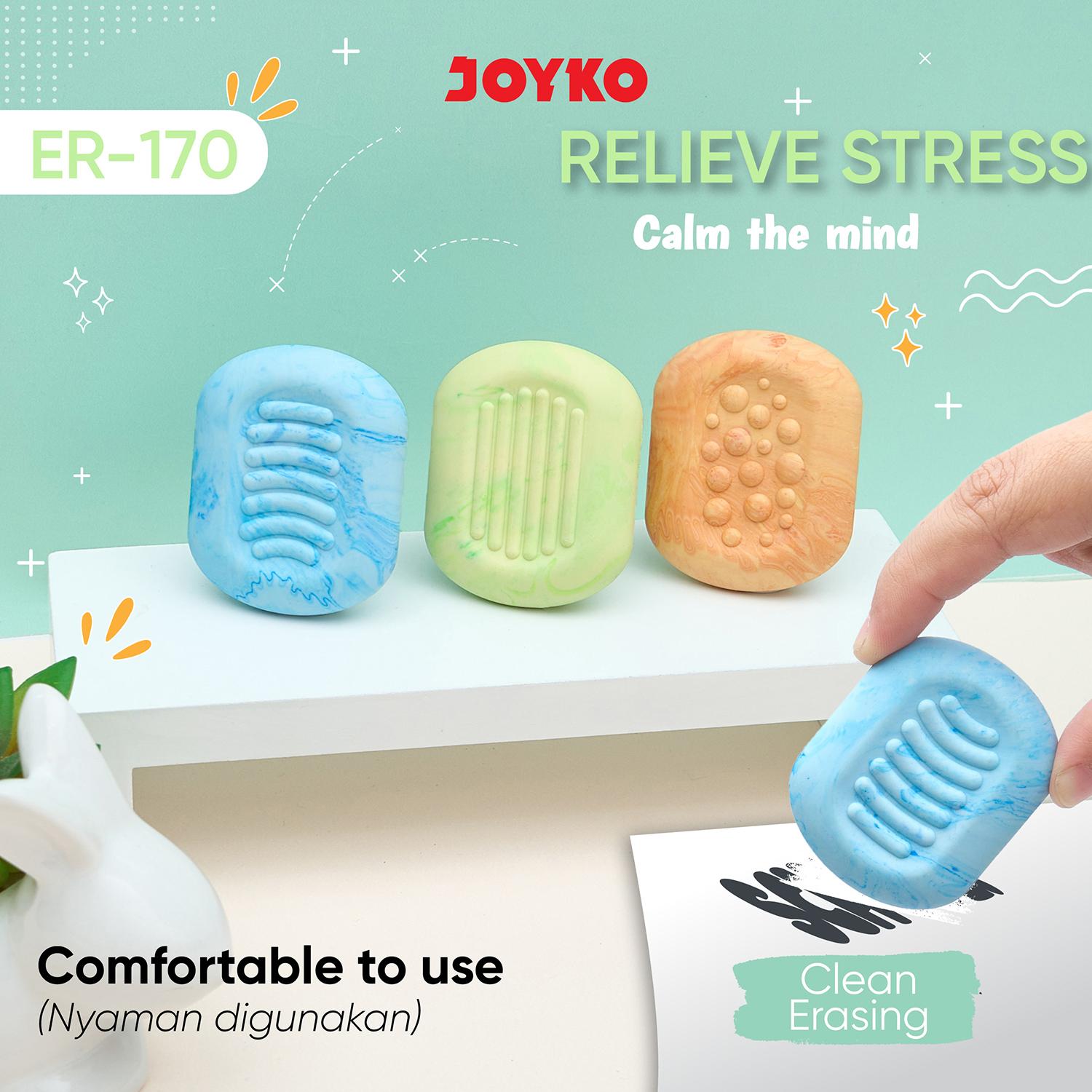 JOYKO Penghapus Eraser Stationery ER-170 Relieve Stress