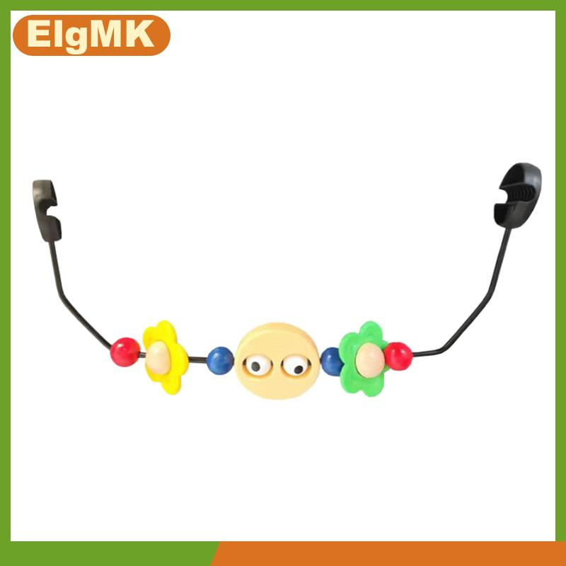 ElgMK Đồ chơi giá cho bé Bouncer Xe đẩy vòm đồ chơi cho bé xe Ghế bé an toàn bằng gỗ trụ cột đồ chơi giá bé Bouncer phụ kiện
