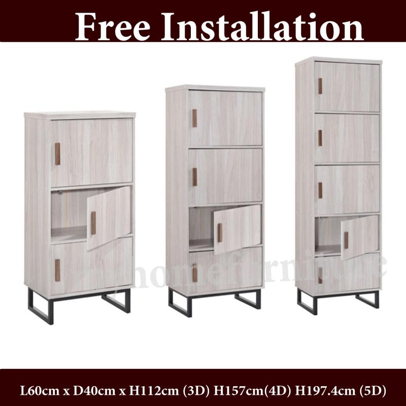 Jarvy 3/4/5 Doors Cabinet / Bookshelf (Free Delivery and Installation)