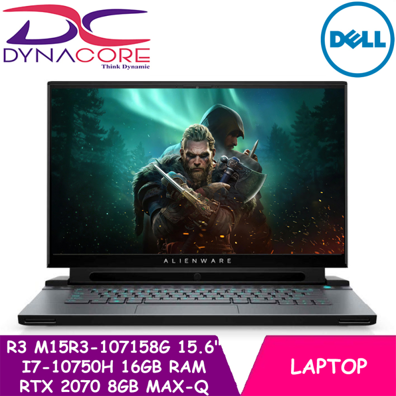 【DELIVERY IN 24 HOURS】 DYNACORE - DELL NEW ALIENWARE M15 R3 M15R3-107158G |Intel Core i7-10750H | 15.6 Full HD 144Hz IPS Display + Tobii | 16GB DDR4 Memory | 512GB M.2 NVMe SSD | NVIDIA RTX 2070 8GB Max-Q | Win 10 Home | 2yr Premium Support | M15R3