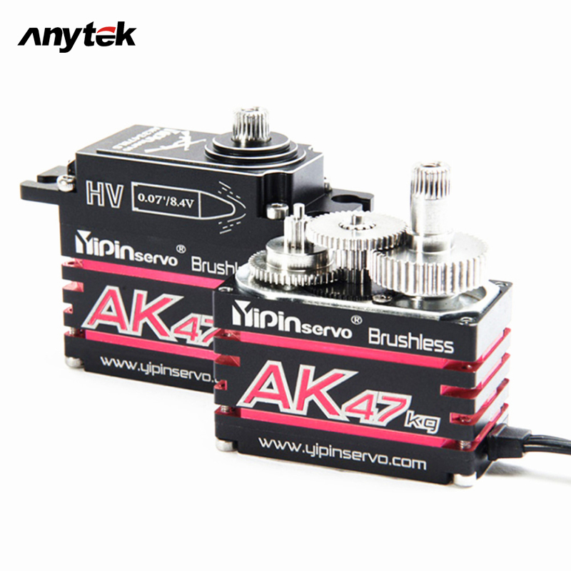 Yipinservo Ak47 47kg Hv Magnetic Induction Waterproof Brushless Digital Servos For 1/10 1/8 Rc Model Car Retrofitting Accessories ราคา 1,562 บาท*ส่งฟรี