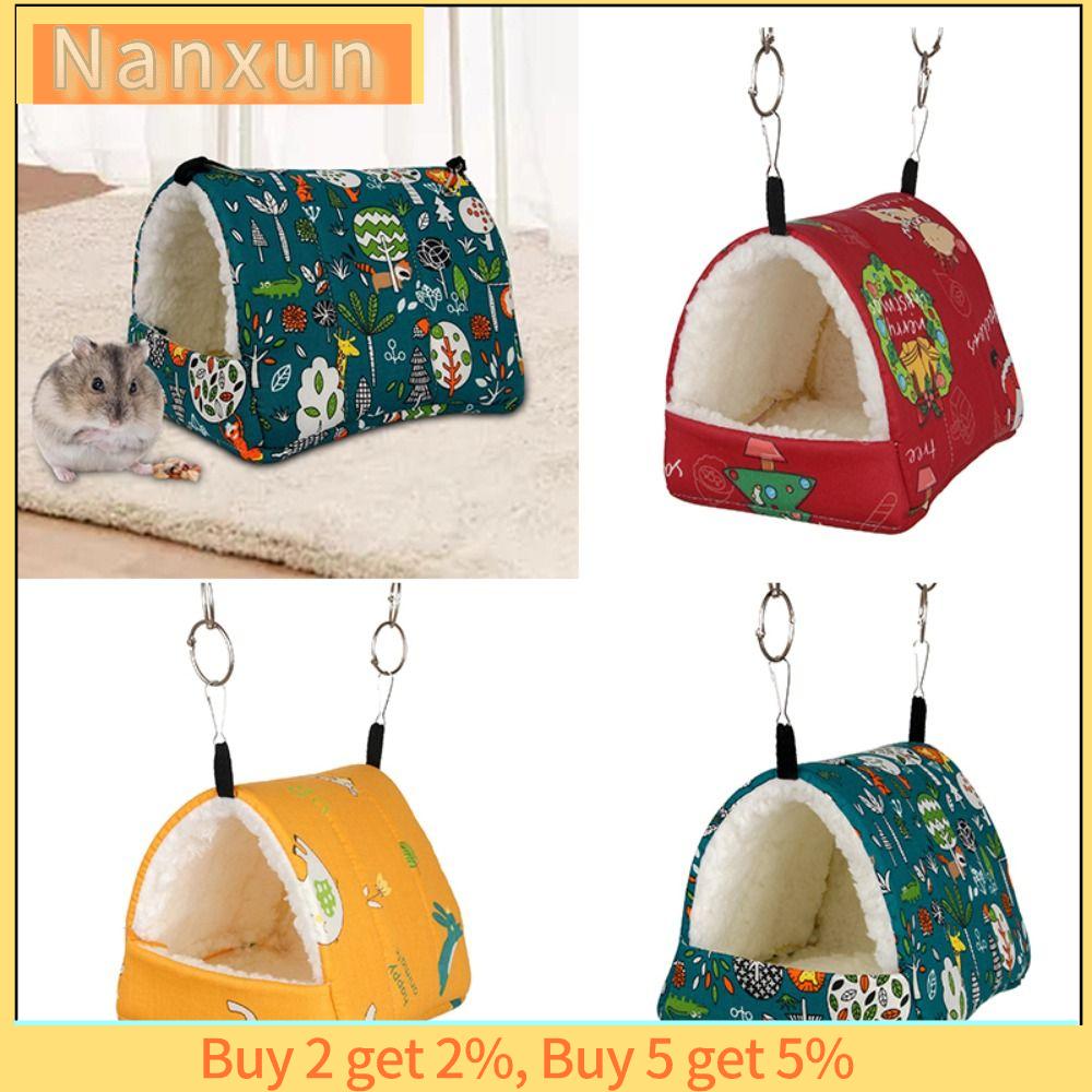 NWSJ Mềm Lồng nhỏ Tổ Nhà Ổ chuột lang Thảm ấm Giường võng cho chuột Hamster Giường ngủ cho Chuột Hamster