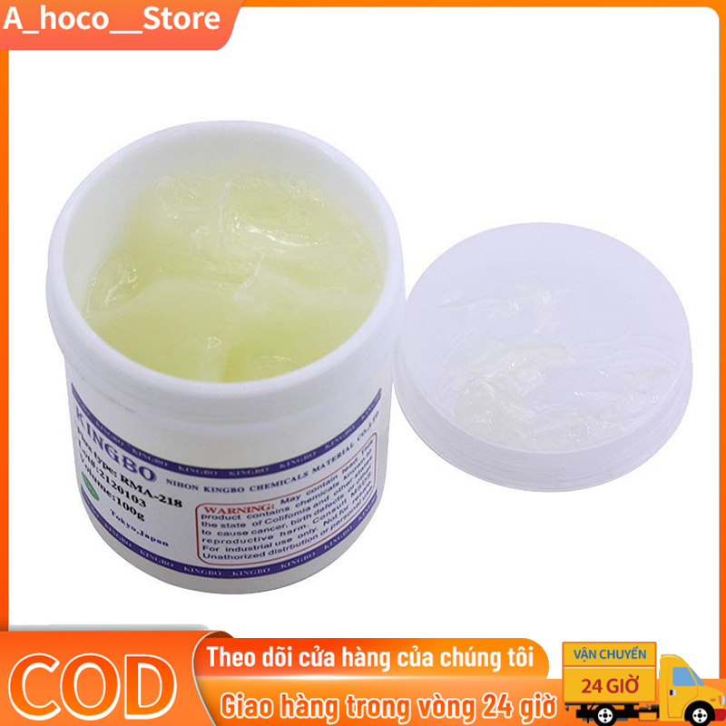 Mỡ hàn thiếc, dung dịch trợ hàn kingbo rma-218 100g cao cấp