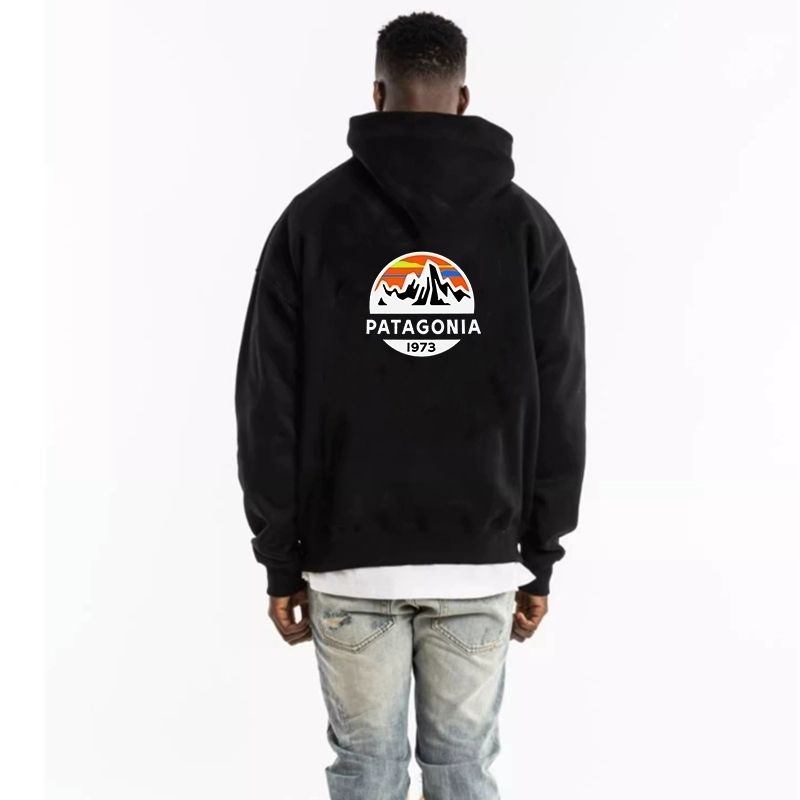 Patagonia /Patagonia Mùa Thu/Mùa Đông Ấm Áp Núi Tuyết 1973 nam in Của Và Phụ Nữ Của Áo Hoodie Áo nỉ lông cừu