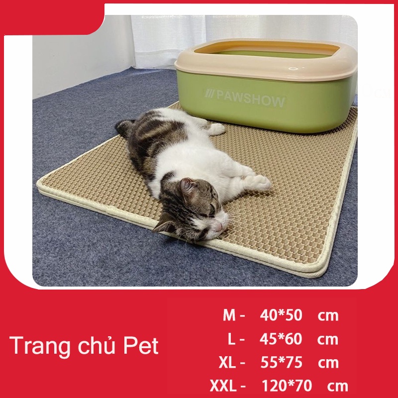 🔥 🔥 【30-120Cm】Cat Litter Mat Cat Litter Mat Cat Litter Mat Cat Litter Mat Cat Litter Mat Cat Litter Mat Large Size Cat Litter Mat，Anti-Splash Mat，High Quality Material, Anti-Slip Cat Litter Mat - 4