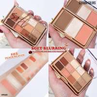 อายแชโดว์พาเลทท์ 12/3 พร้อมคอนทัวร์และไฮไลท์ Sivanna Colors Soft Blurring Color Double Eye Palette  (HF620)