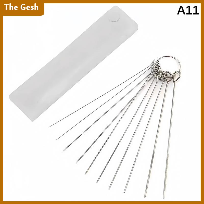[The Gesh] 10 cái Đầu vòi hoa sen làm sạch bàn chải lỗ nhỏ công cụ làm sạch chống tắc nghẽn Mini crevice lông cho khoảng cách vòi phun phòng tắm ô tô - 7