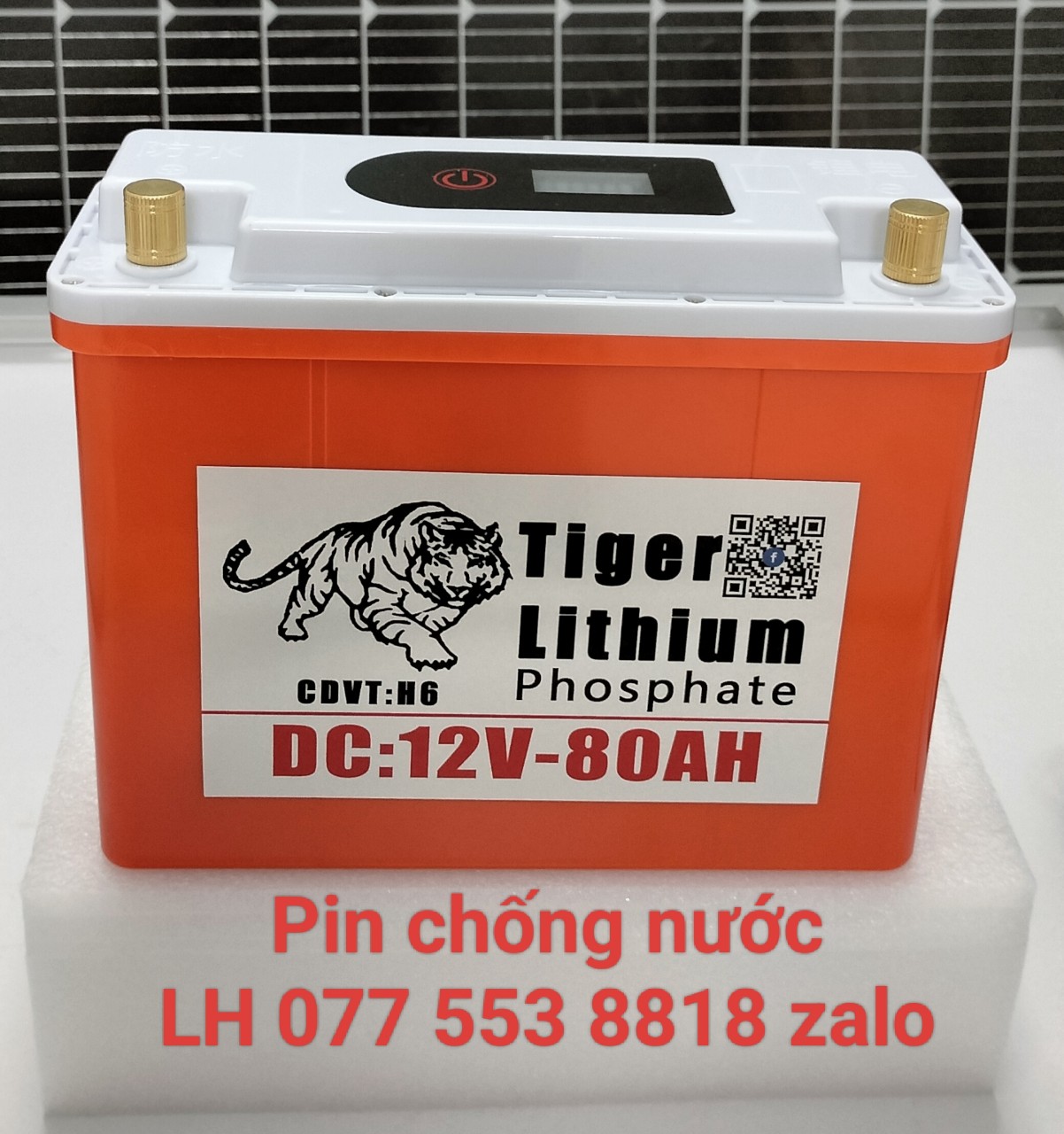 Bình Pin Lithium 12V 80Ah chống nước siêu bền nhẹ giá rẻ