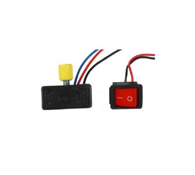 Công tắc và chiết áp điều tốc Bình xịt điện - Núm vẹn Bình Xịt điện Công tắc bình phun thuốc - CTCA 2