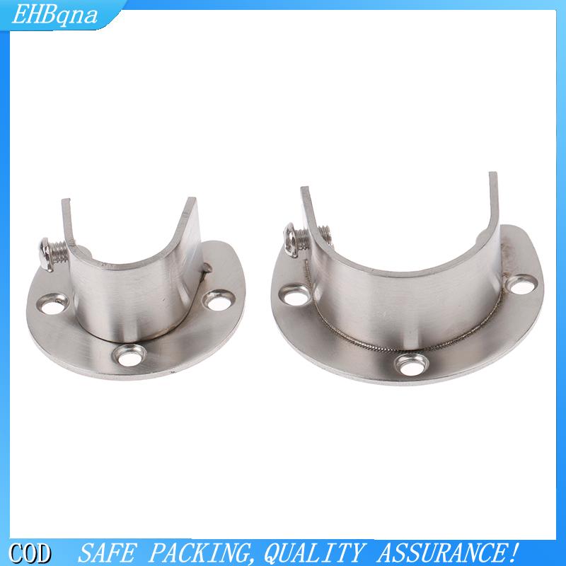 COD 19 22 25 32mm tủ quần áo khung thép không gỉ Rod ổ cắm mặt bích Rod chủ