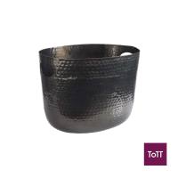 APS Aluminium Wine/ Champagne Bucket L30xW23.5xH23cm 7L Black