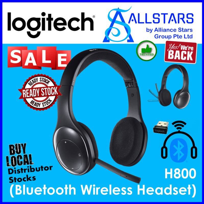 (ALLSTARS : We are Back / Conference Promo) Logitech H800 Bluetooth Wireless Headset (981-000503) (Warranty 2years with Local Distributor BanLeong) Singapore