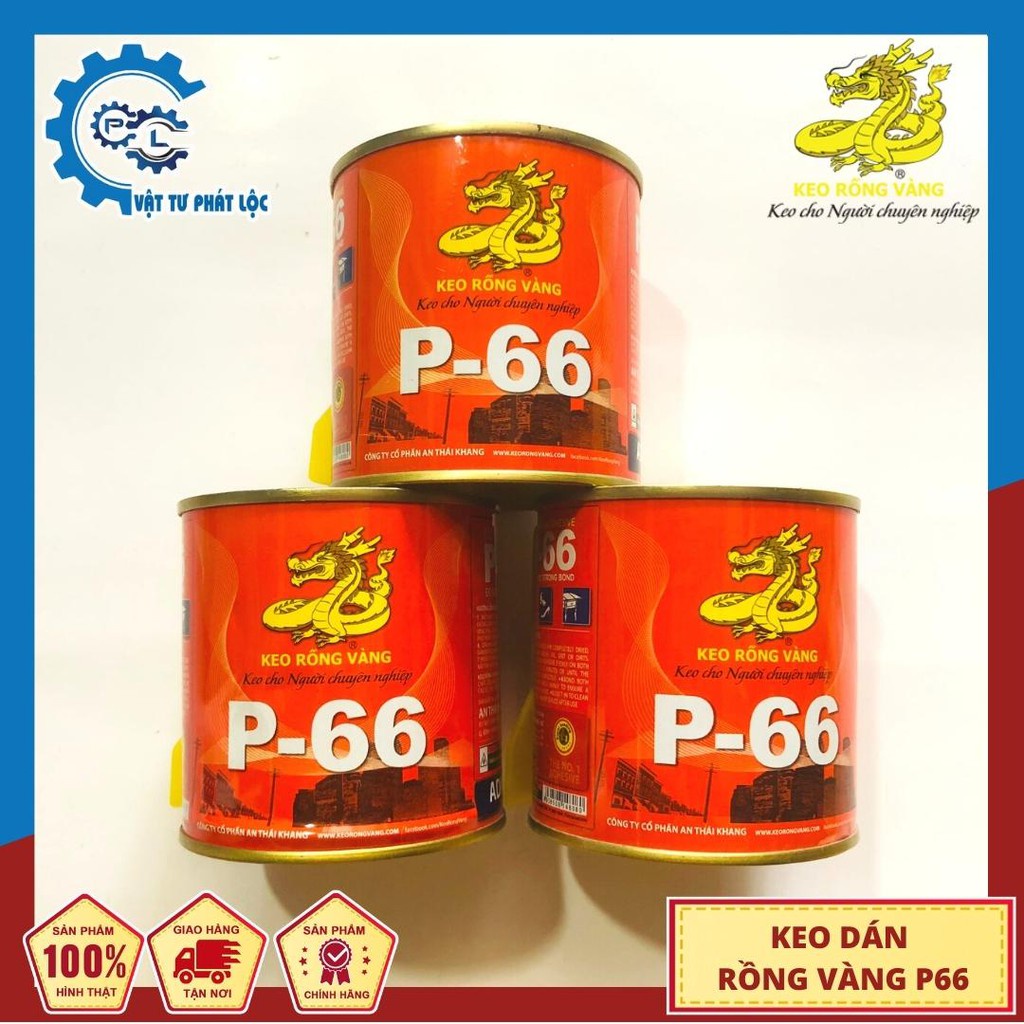 Keo rồng vàng P66 25g,100g, 200g - Keo dán giày