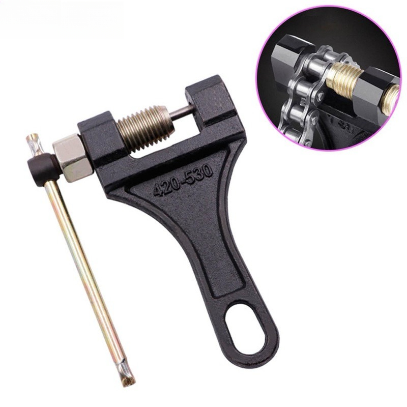 [Hàng Hot] Cảo tháo mắt sên xe máy 420-530 thép đen tốt, Dụng Cụ Cắt Xích Xe Máy Bằng Kim Loại Độ Chính Xác Cao