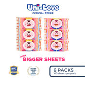 New UniLove Fairytale Baby Wipes Combo  100's Pack of 6