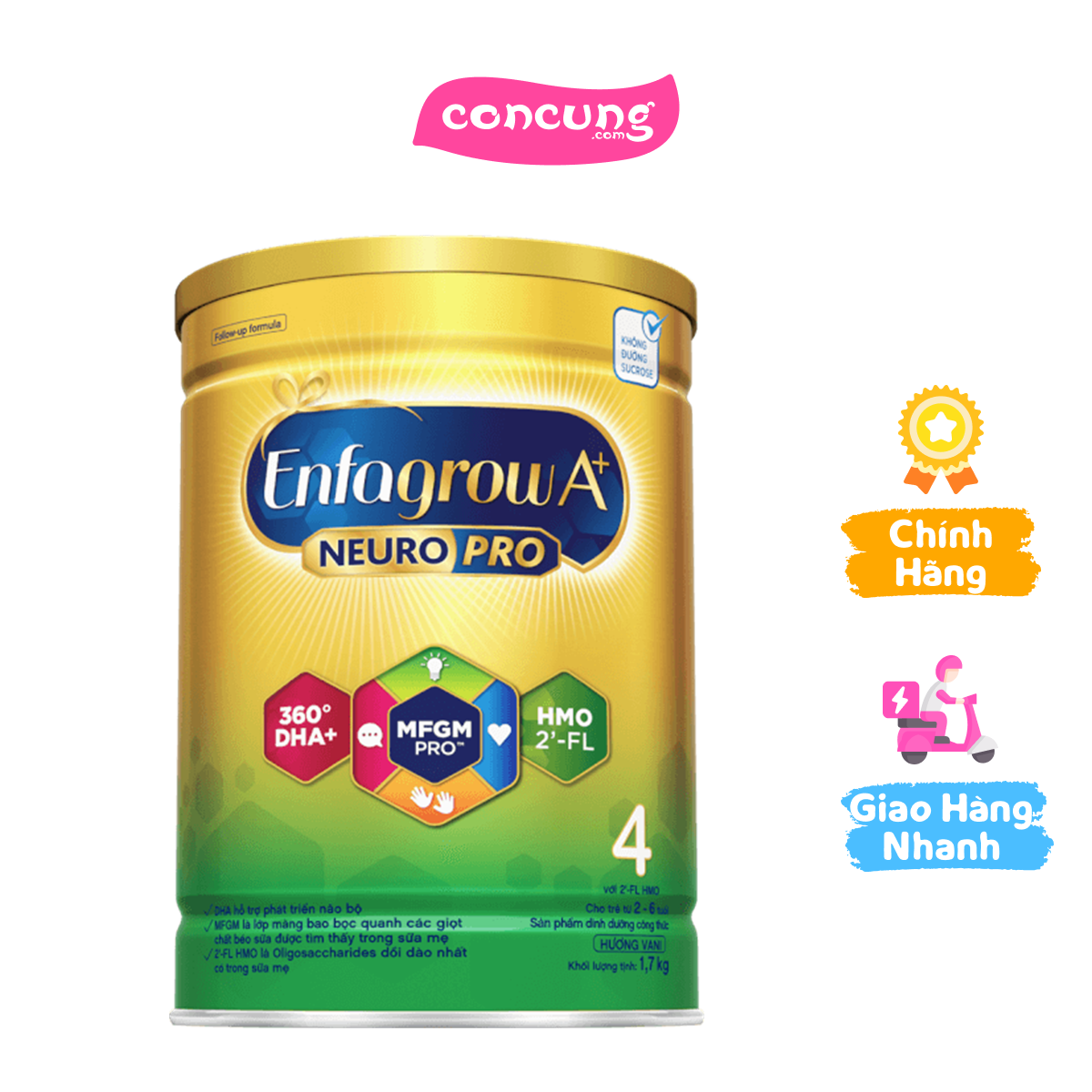 Enfagrow A+ số 4 1700g 2flex