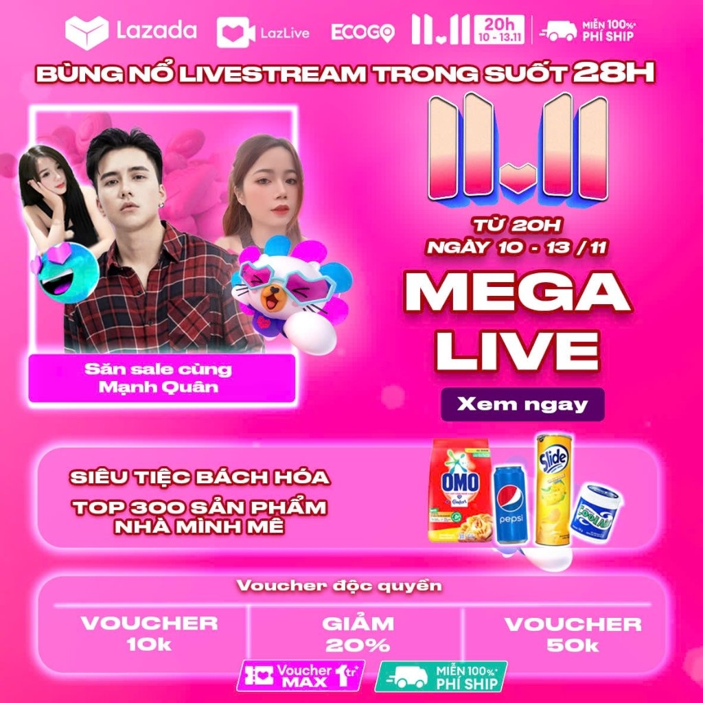 liveuuid.php?liveuuid=Mega Live Săn Sale Cùng Diễn Viên Mạnh Quân nhé !