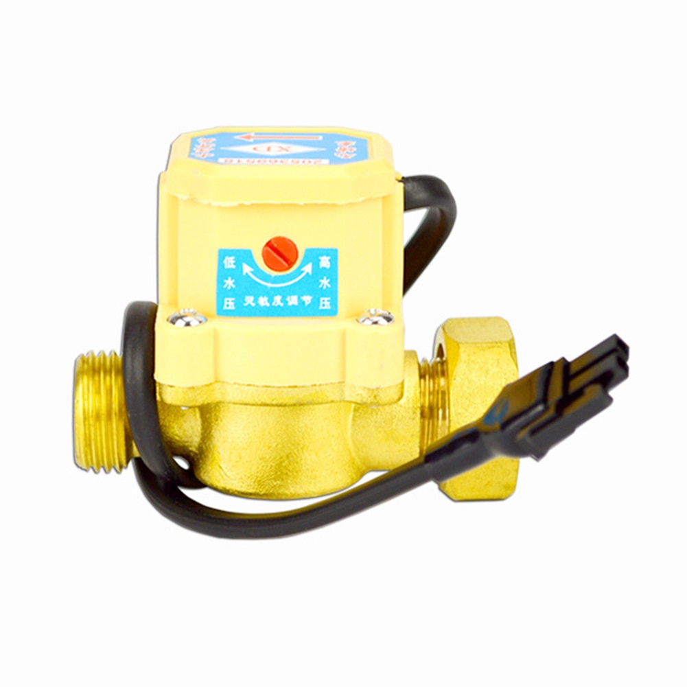 Pressure Home Sensor Flow Switch Practical Automatic Control Accessories Sealing Ring Water Pump Connector Copper Controller