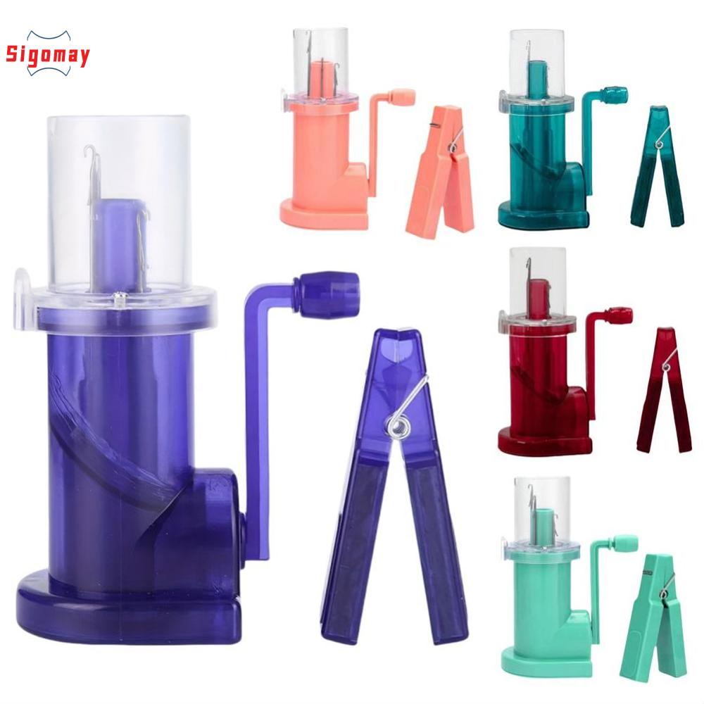 Sigomay tay quay dây bện máy dây dụng cụ đan Vòng đeo tay & vòng cổ nhà dự án thủ công cho những người yêu thích thủ công người mới bắt đầu & trẻ em Quà tặng