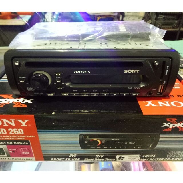 Đầu Đĩa DVD Sony SD260 Cho Ô Tô 12V - Công Suất Cực Khỏe 50Wx4, Chơi Nhạc USB, Thẻ Nhớ, Aux, Radio