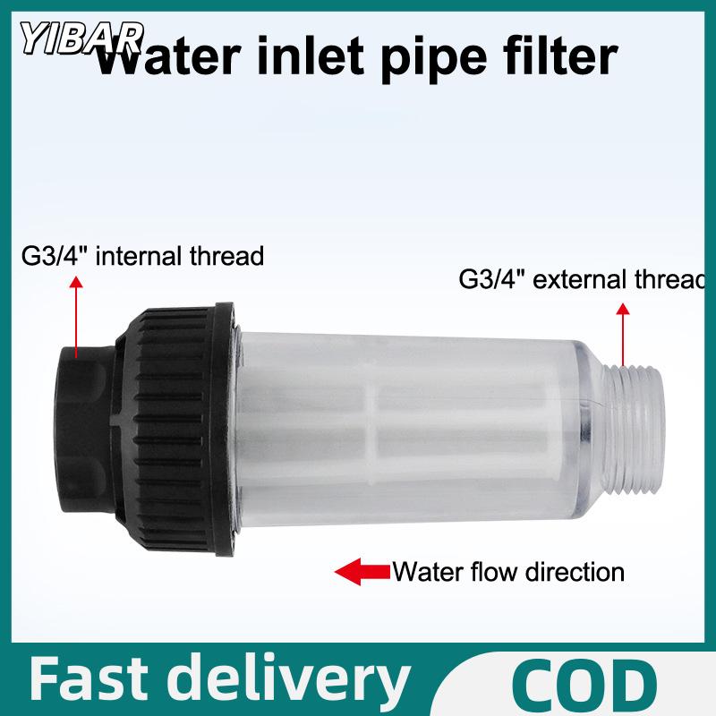 YIBAR ตัวกรองน้ำสำหรับ K5 K4 K3 K2 K6 K7 G3 4 ''ตัวกรองน้ำ175psi เครื่องซักผ้าแรงดันสูงอุปกรณ์ประเมินสำหรับรถยนต์ ราคา 18 บาท*ส่งฟรี