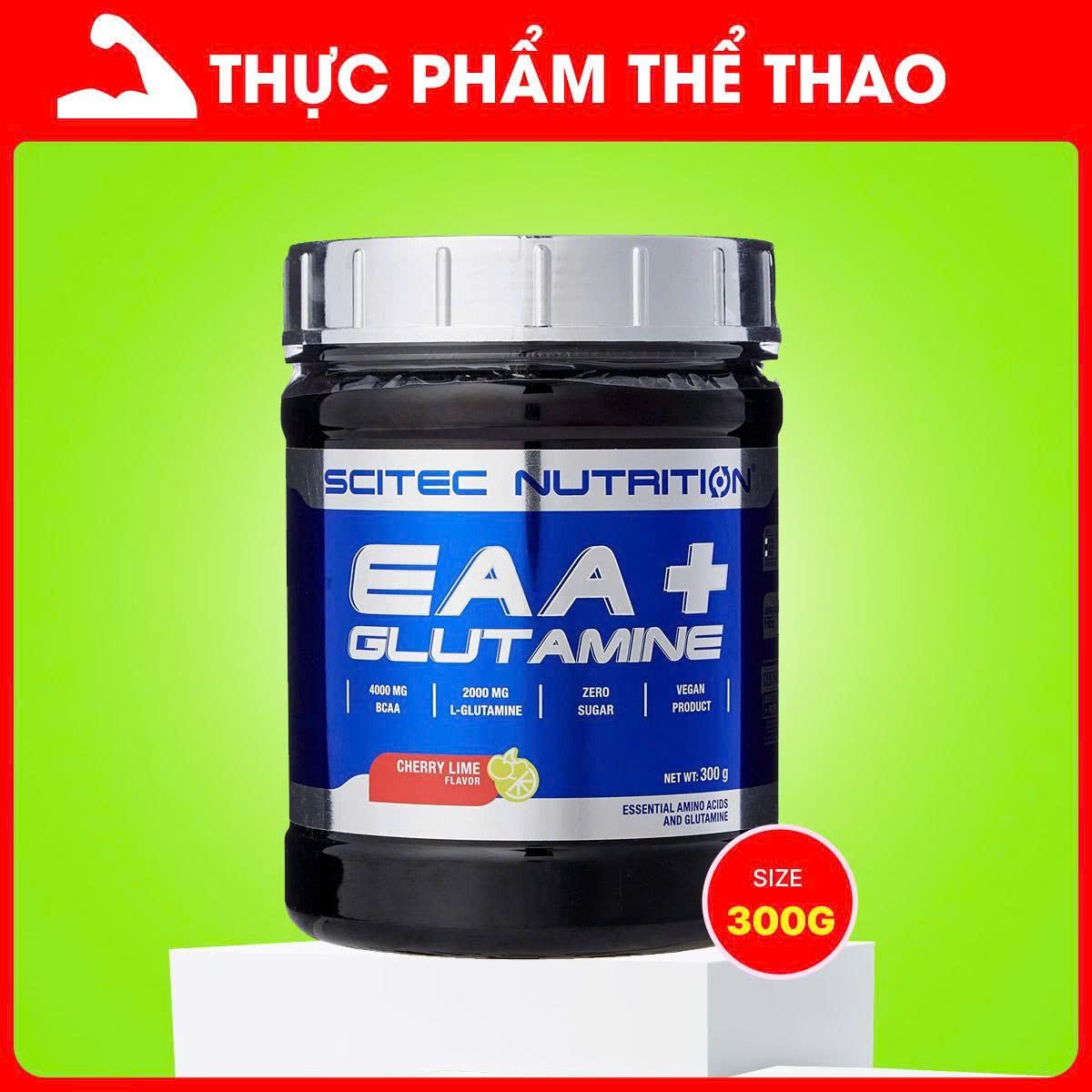 Scitec EAA + GLUTAMINE 300G Cherry-lime