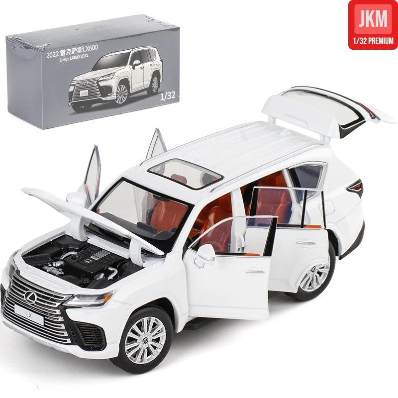 1/32 Lexus Lx570 Lx600 SUV Thể Thao Xe Jkm Cao Cấp Diecast Đồ Chơi Mô Hình Xe Thu Nhỏ Ánh Sáng Bộ Sư