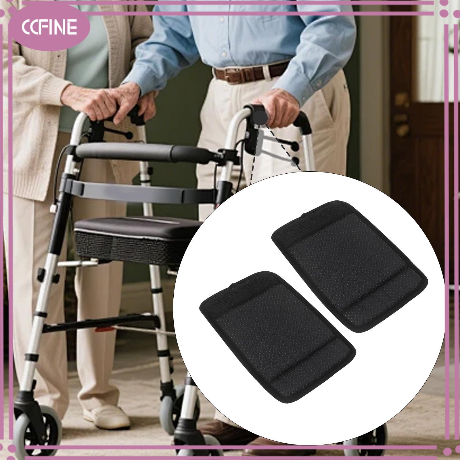 Ccfine 2 cái đệm tay cầm tập đi đệm tay cầm chống Nạng chống trượt phụ kiện hỗ trợ di động tay nắm bọc cho ghế lăn