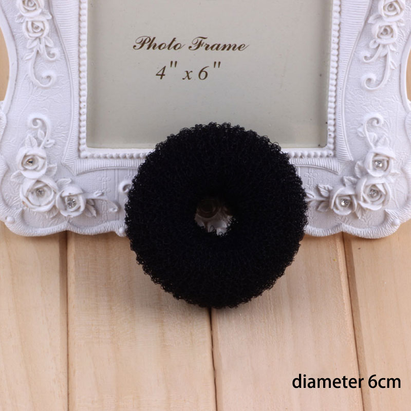 XHT Dụng cụ làm búi tóc băng đô xoắn sợi tổng hợp tự làm dụng cụ làm búi tóc donut